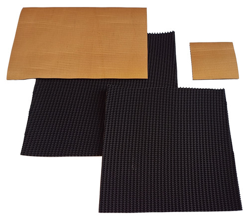 Fabric backed griptop matting - backed,